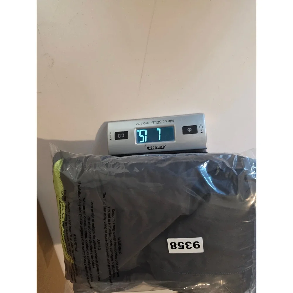 The North Face HyVent Rain Jacket Boys XL 18/20 Gray Black Hooded Windbreaker
